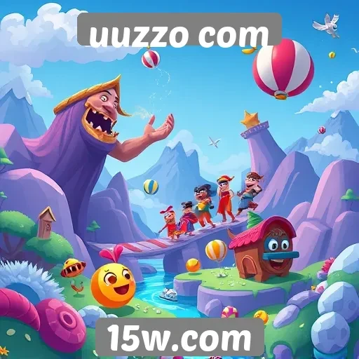 Explorando a interface do site de jogos Uuzzo com